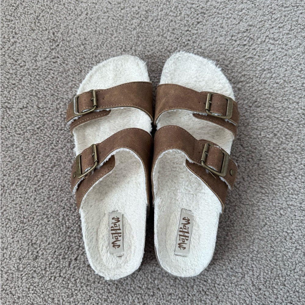 Target Brand Fuzzy Birkenstocks